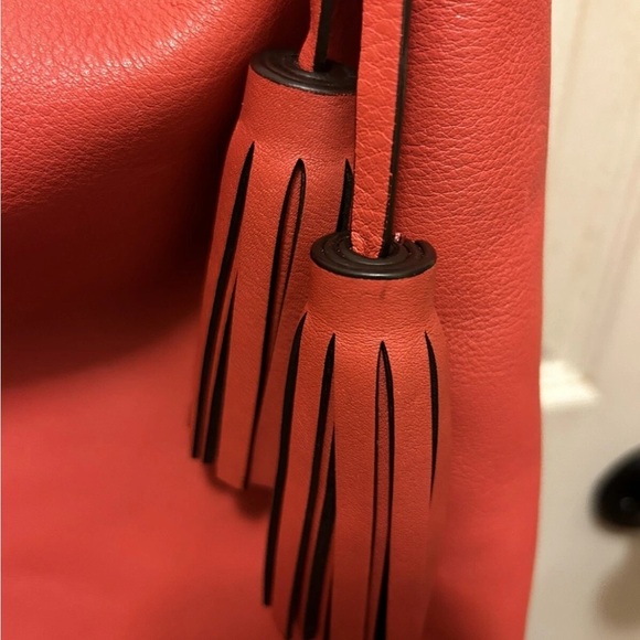 Coach Red Leather Legacy Hobo  Women's Bag - Picture 3 of 16